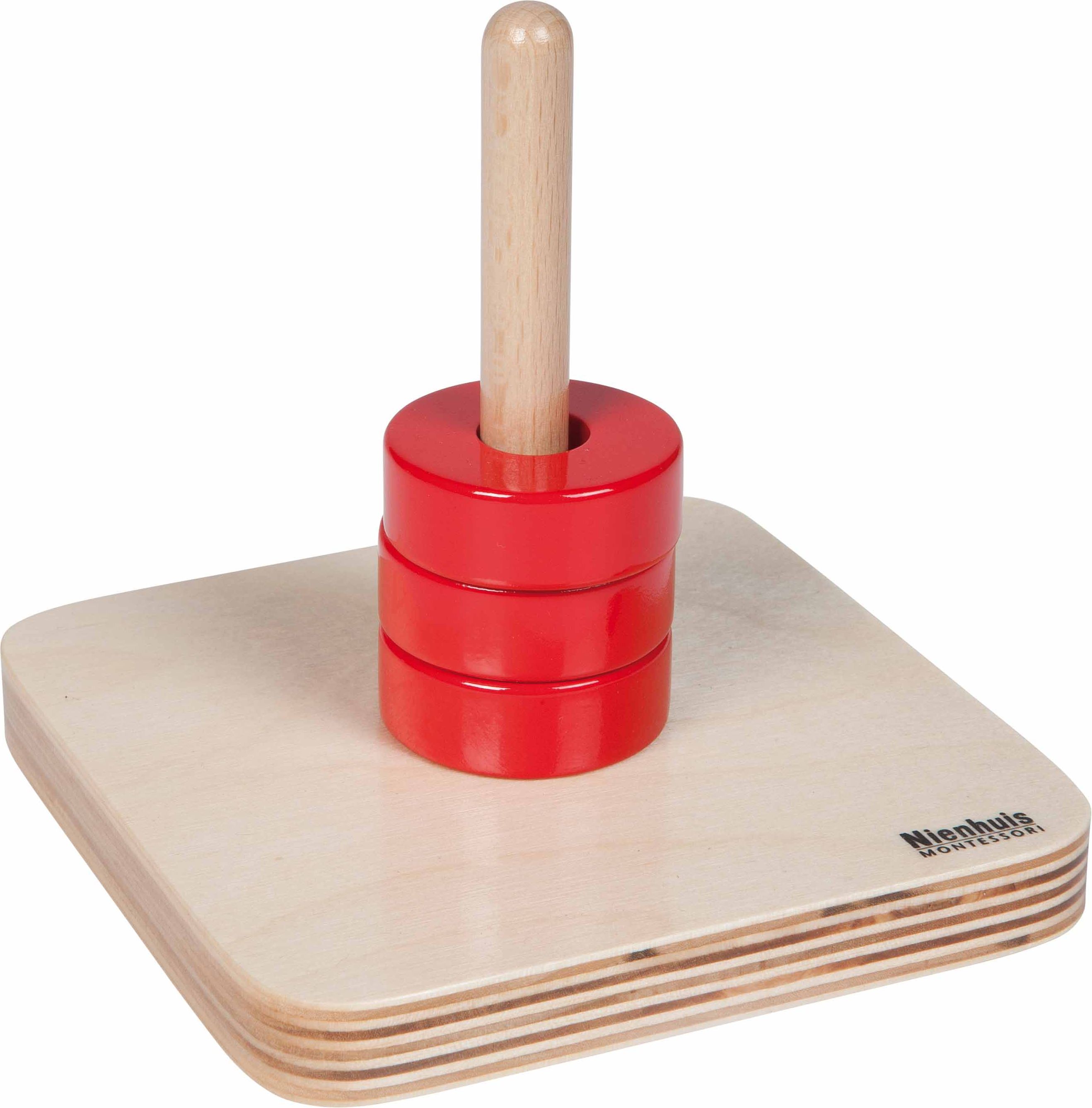 Nienhuis Montessori Discs On Vertical Dowel - obrázek 1