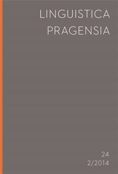 Linguistica Pragensia 2/2014 - obrázek 1