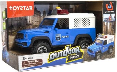 Policejní auto na setrvačník, plast, 23 cm, od 3 let - obrázek 2