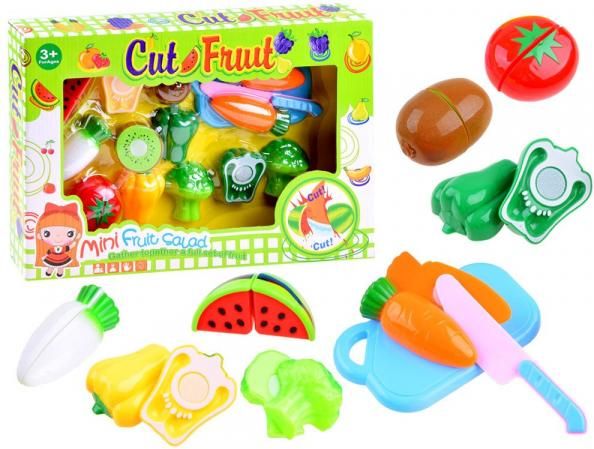Dětská sada ovoce a zeleniny na krájení - obrázek 1