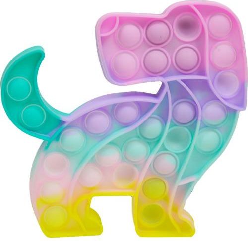 PUSH BUBBLE POP IT duhový pes - obrázek 1