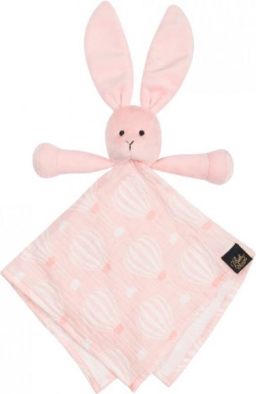 Bjällra Couture Muchláček zajíček Snuggle Pink Sky - obrázek 1