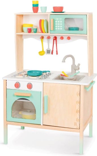 B-Toys Kuchyňka dřevěná Mini Chef - obrázek 1