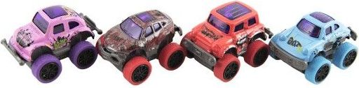 Auto kov/plast 6cm na zpětné natažení 8 druhů 24ks v boxu - obrázek 2