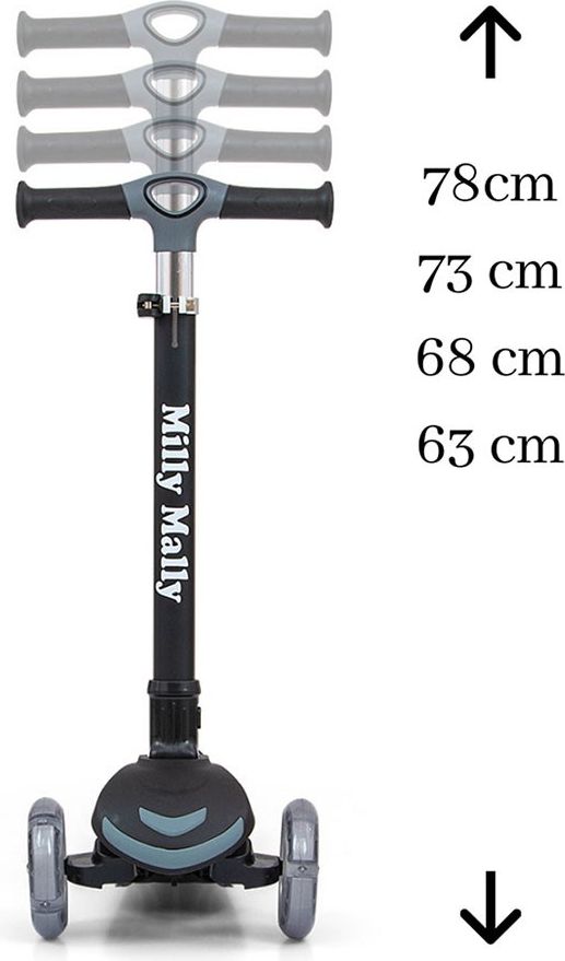 Dětská koloběžka Milly Mally Scooter Varianta: Boogie - černá - obrázek 145
