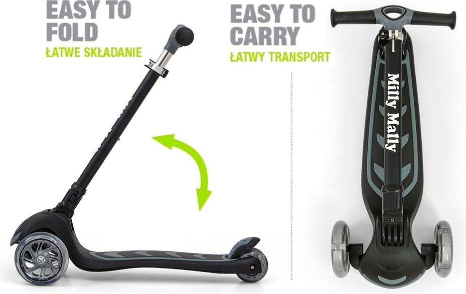 Dětská koloběžka Milly Mally Scooter Varianta: Boogie - černá - obrázek 149
