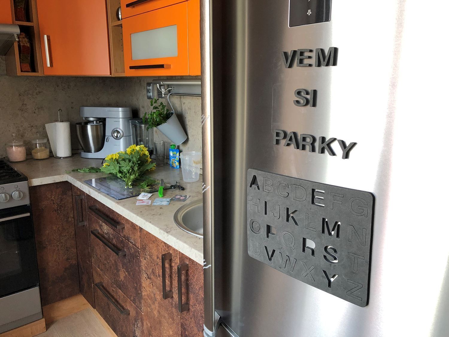 Dudlu Magnetická písmena na lednici - obrázek 7