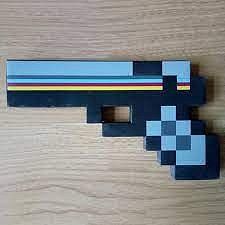 Dudlu Minecraft pistole - černá - obrázek 5