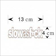 Dudlu Nálepka na auto - Slow as fuck - bílá - obrázek 4