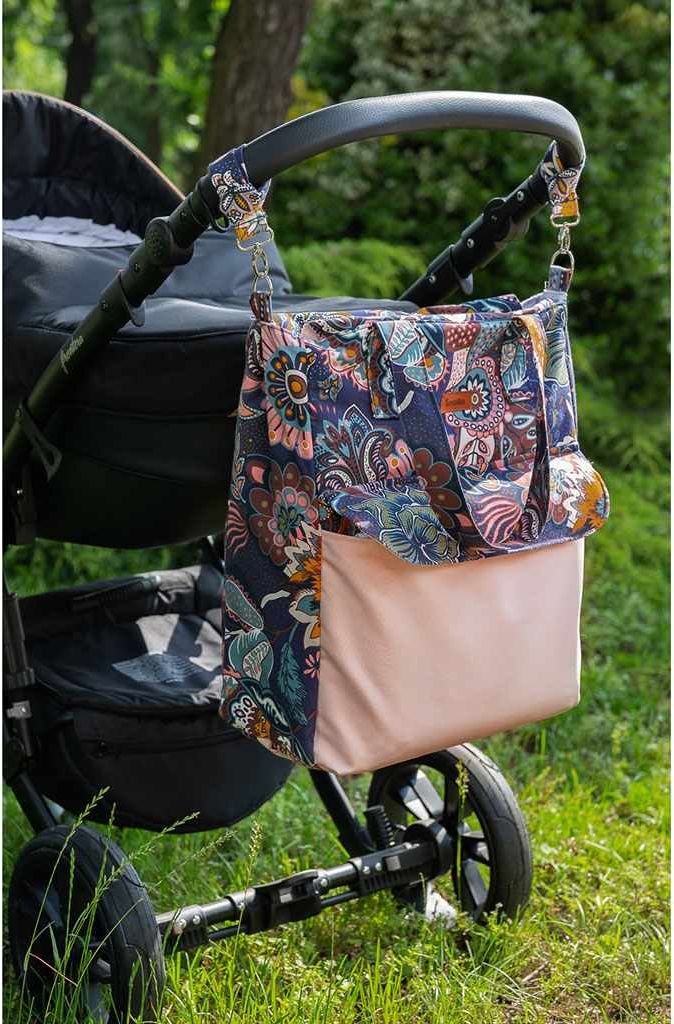 Taška Mama Sensillo Varianta: Modré pampelišky - modrá - obrázek 10