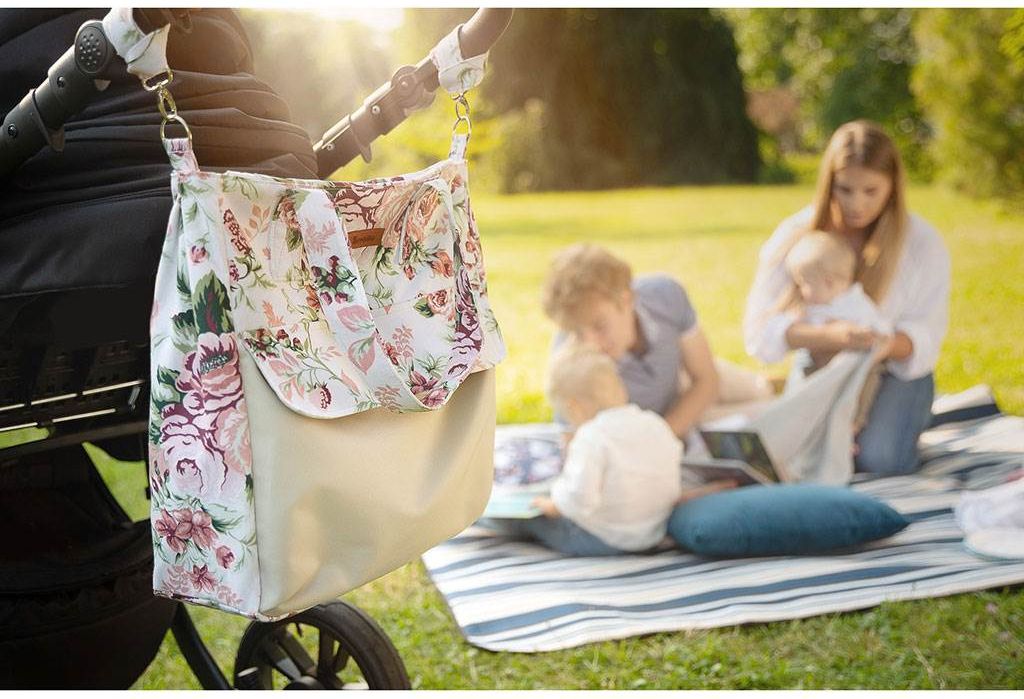 Taška Mama Sensillo Varianta: Modré pampelišky - modrá - obrázek 13