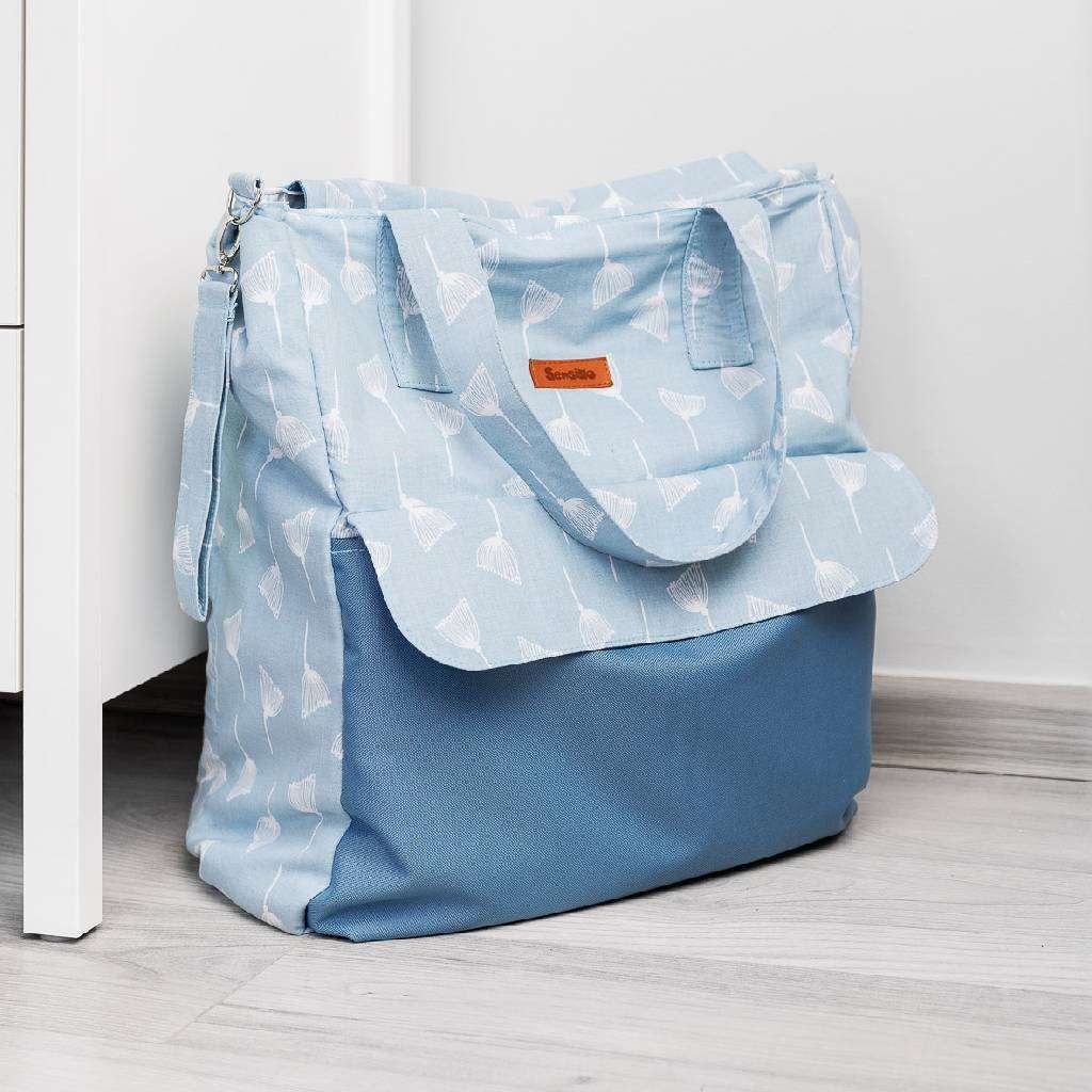 Taška Mama Sensillo Varianta: Modré pampelišky - modrá - obrázek 34