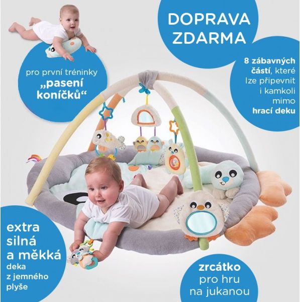 Playgro - Luxusní hrací deka Tučňák - obrázek 2