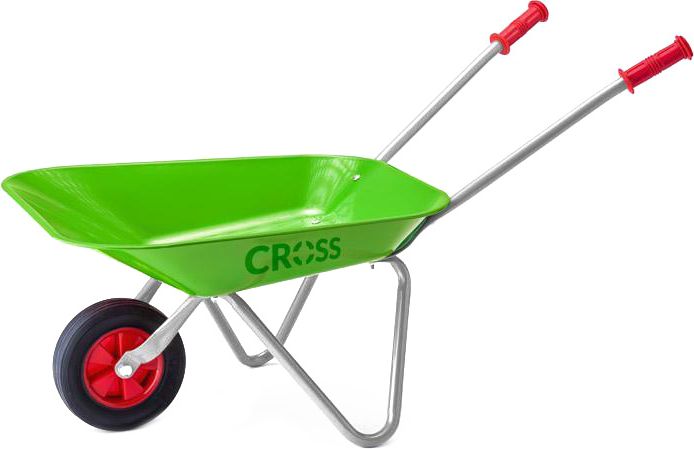 Dudlu CROSS Dětské kolečko plechové (kolečka) zelené kovové na písek - obrázek 1