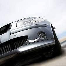 Dudlu Nálepka na auto - Batman Dark Knight - bílá - obrázek 1