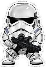 Dudlu Nálepka na auto - Storm Trooper - obrázek 1