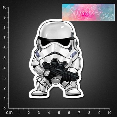 Dudlu Nálepka na auto - Storm Trooper - obrázek 4