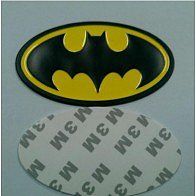 Dudlu Nálepka - znak Batman - žluto-černá - obrázek 1