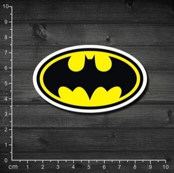 Dudlu Nálepka - znak Batman - žluto-černá - obrázek 4