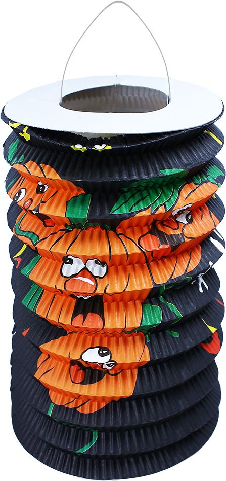 RAPPA Lampion HALLOWEEN veselé dýně 15 cm - obrázek 2