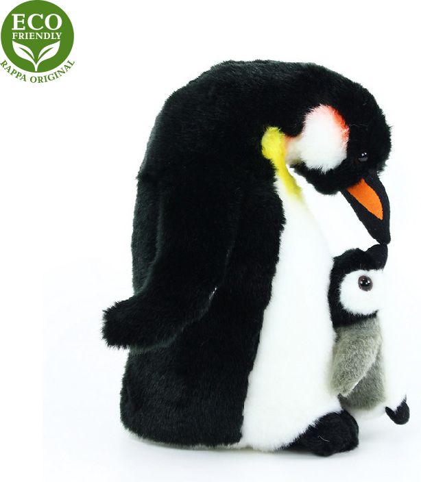 RAPPA Plyšový tučňák s mládětem 22 cm ECO-FRIENDLY - obrázek 1