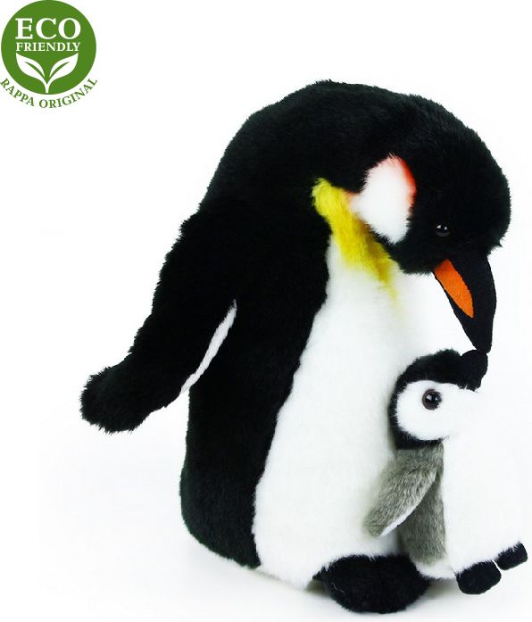 RAPPA Plyšový tučňák s mládětem 22 cm ECO-FRIENDLY - obrázek 3