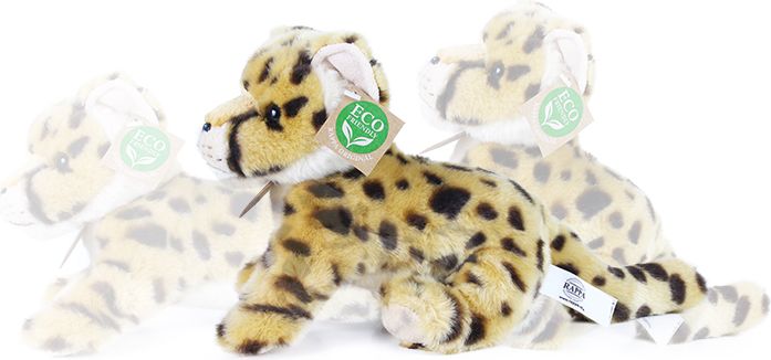 RAPPA Plyšový gepard mládě stojící s tvarovatelnými končetinami 22 cm ECO-FRIENDLY - obrázek 2