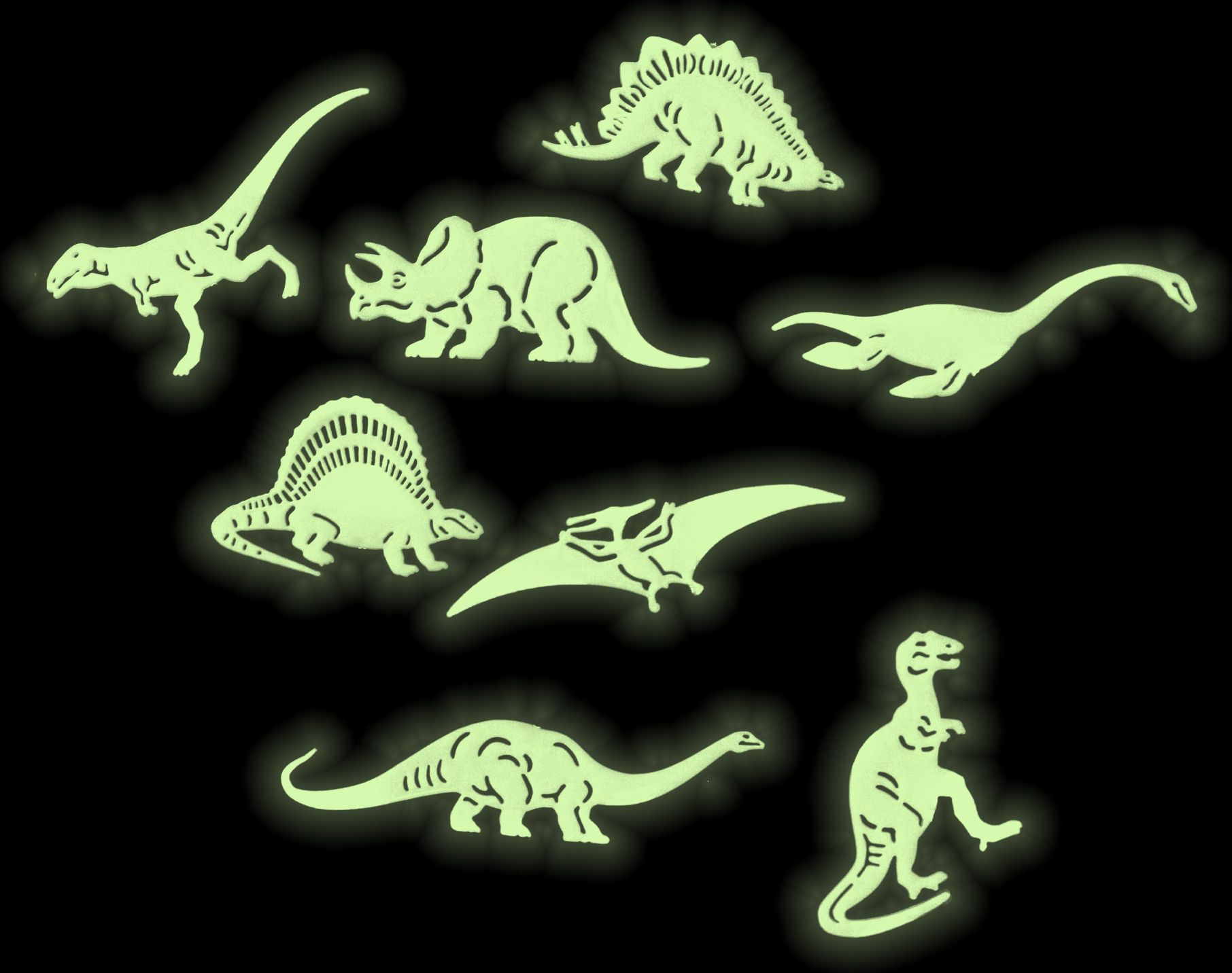 RAPPA Tvary dinosaurus - svítí ve tmě - obrázek 2