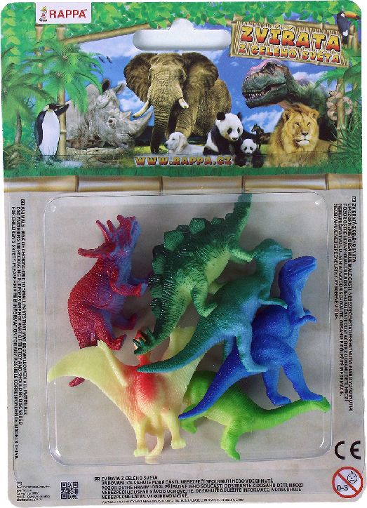 RAPPA Dinosaurus 6 ks na blistru - obrázek 3