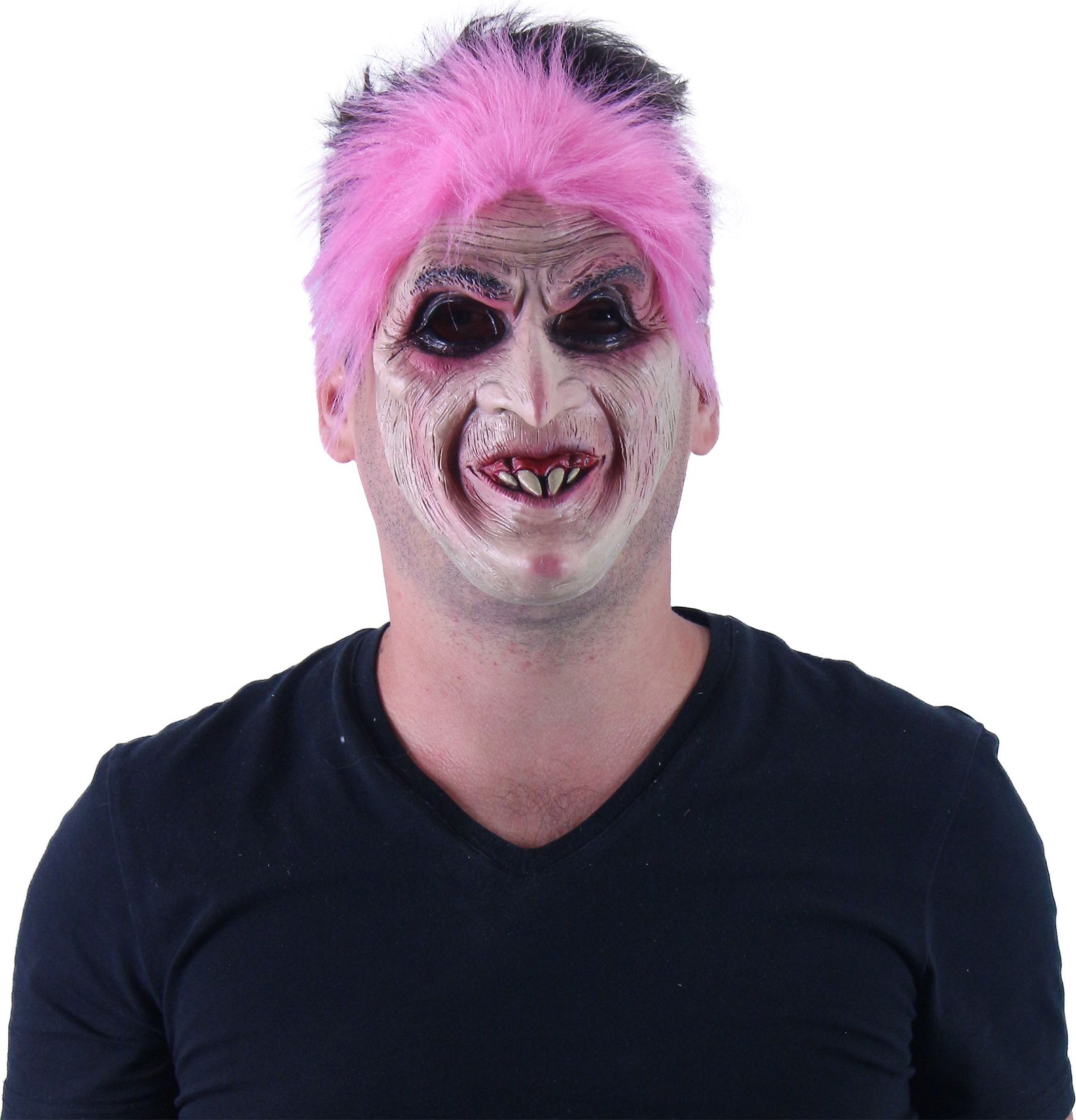 RAPPA Maska pro dospělé růžová čarodějnice/Halloween - obrázek 4