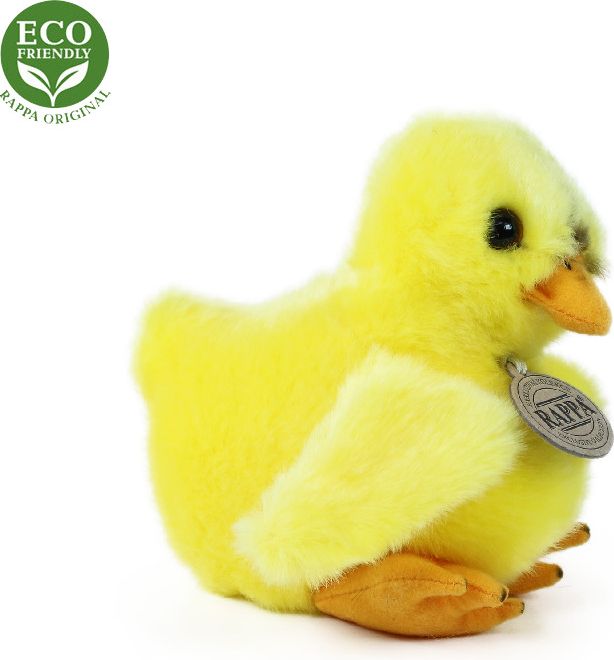 RAPPA Plyšové kuře stojící 14 cm ECO-FRIENDLY - obrázek 1