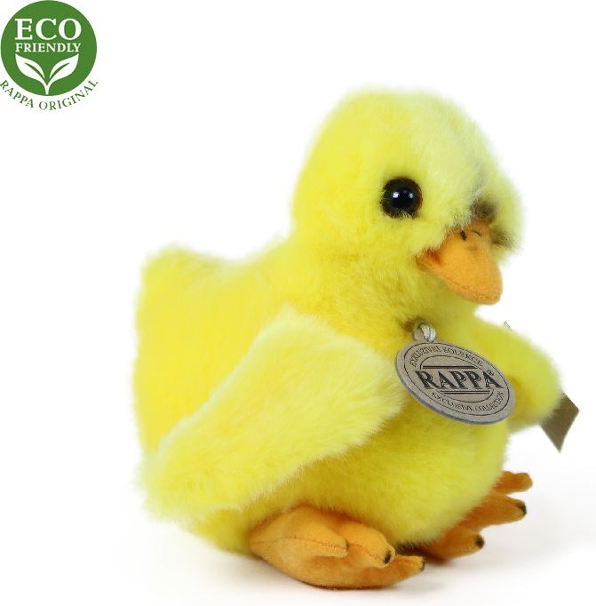 RAPPA Plyšové kuře stojící 14 cm ECO-FRIENDLY - obrázek 2