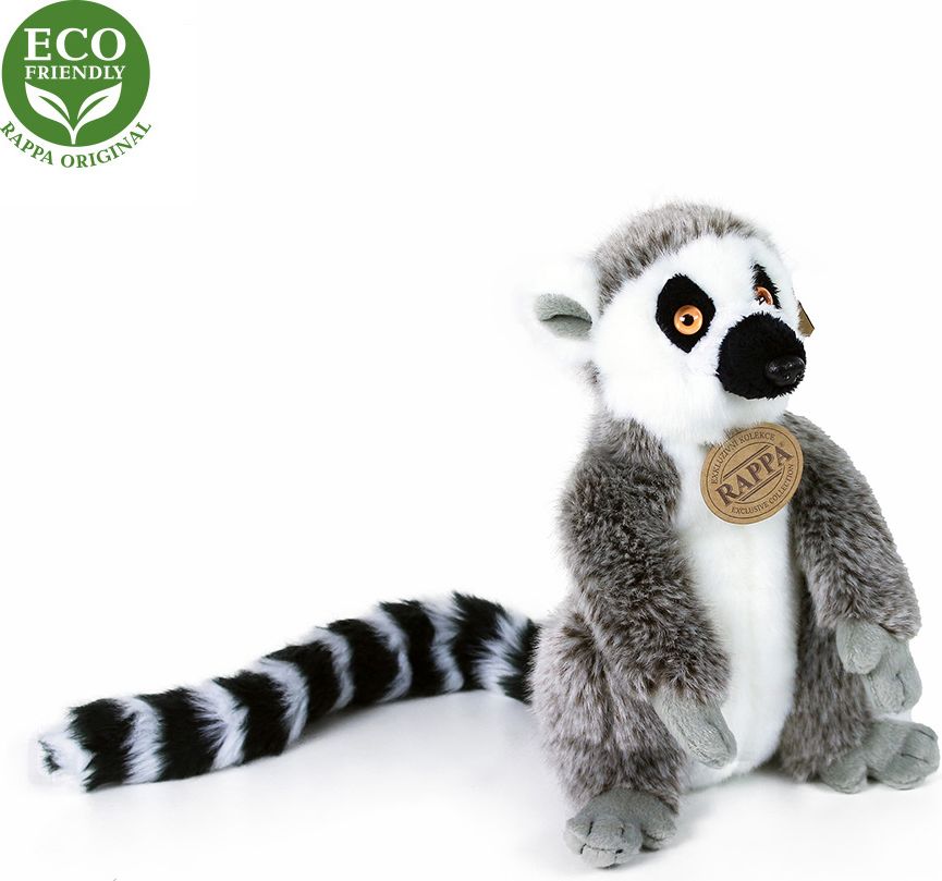 RAPPA Plyšový lemur 22 cm ECO-FRIENDLY - obrázek 2