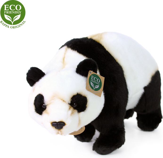 RAPPA Plyšová panda 36 cm ECO-FRIENDLY - obrázek 1