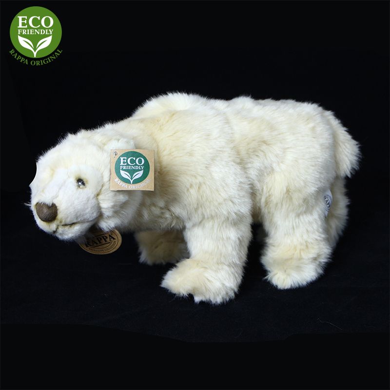 RAPPA Plyšový lední medvěd stojící 33 cm ECO-FRIENDLY - obrázek 2