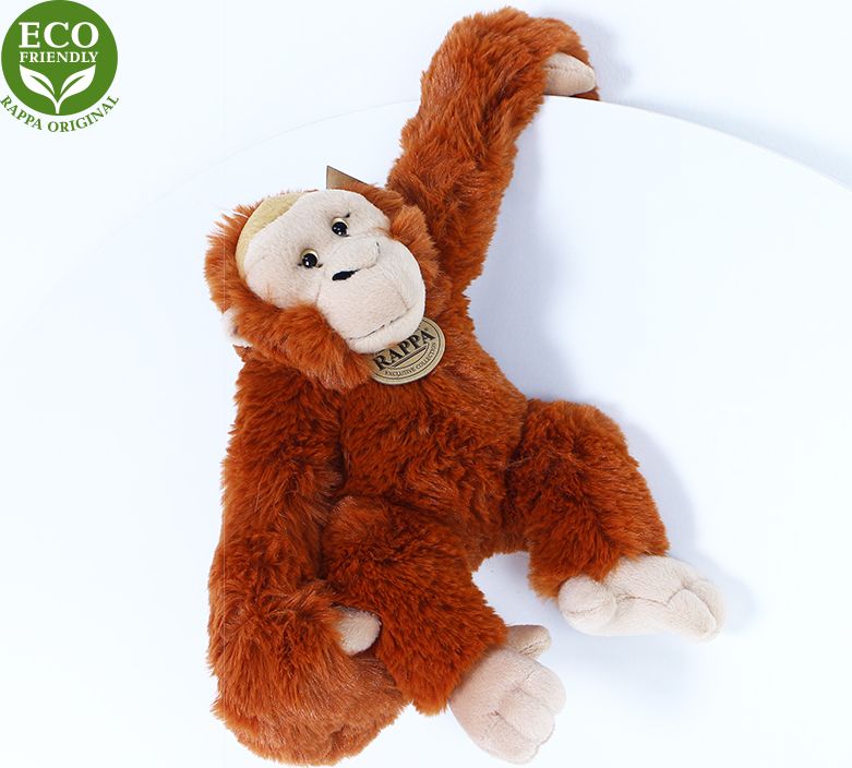 RAPPA Plyšový orangutan / opice závěsný 20 cm ECO-FRIENDLY - obrázek 2