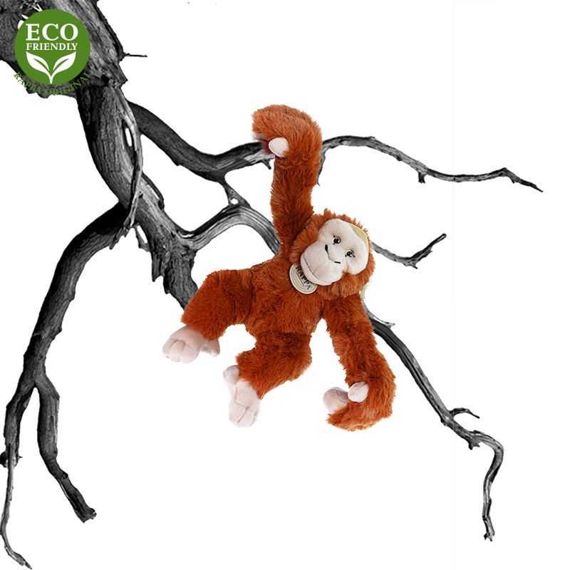 RAPPA Plyšový orangutan / opice závěsný 20 cm ECO-FRIENDLY - obrázek 3