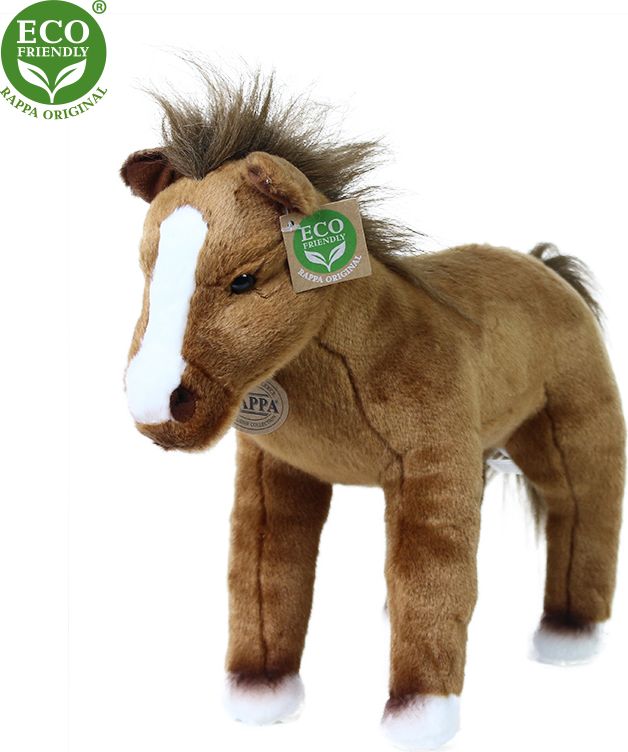 RAPPA Plyšový kůň stojící 32 cm ECO-FRIENDLY - obrázek 1