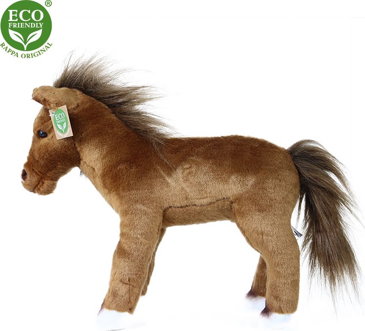 RAPPA Plyšový kůň stojící 32 cm ECO-FRIENDLY - obrázek 2