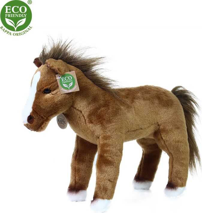 RAPPA Plyšový kůň stojící 32 cm ECO-FRIENDLY - obrázek 3