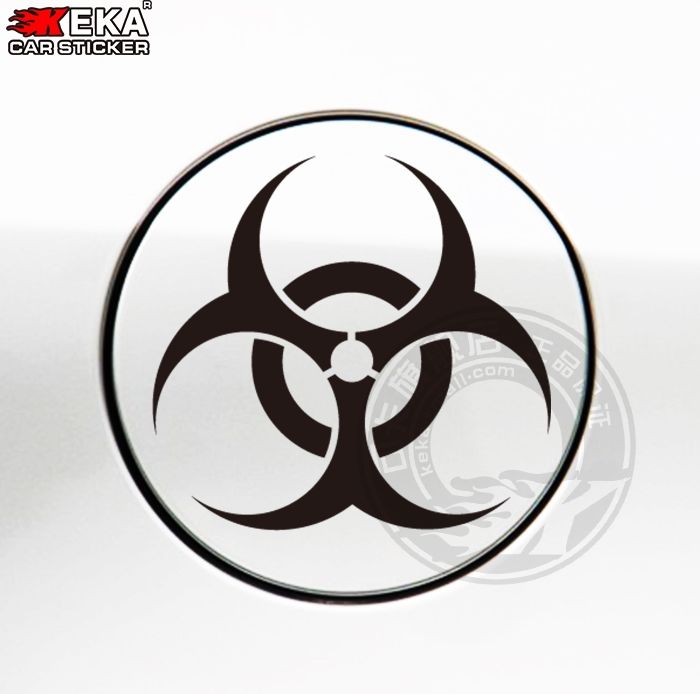 Dudlu Nálepka na auto - logo Resident Evil (Černá) - obrázek 2