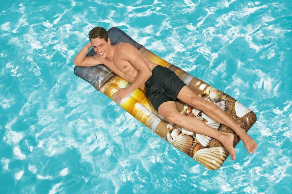 BESTWAY Lehátko nafukovací 183x71cm matrace na vodu exotika 2 druhy 43416 - obrázek 5