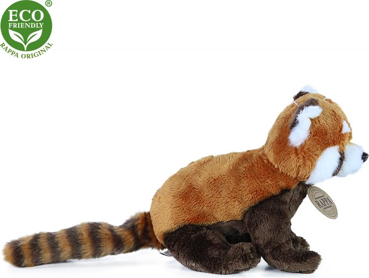 RAPPA Plyšová panda červená 18 cm ECO-FRIENDLY - obrázek 1