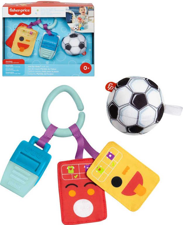 FISHER PRICE Baby set píšťálka s míčem a trestnými kartami pro malé fotbalisty - obrázek 2