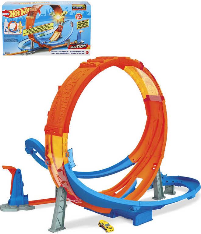 MATTEL HOT WHEELS Masivní smyčka herní set akční dráha s autíčkem - obrázek 1