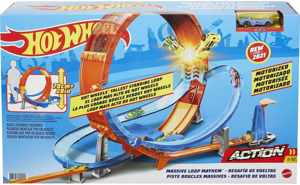 MATTEL HOT WHEELS Masivní smyčka herní set akční dráha s autíčkem - obrázek 2