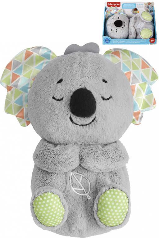 FISHER PRICE Baby Koala uklidňující usínáček na baterie pro miminko Světlo Zvuk - obrázek 5