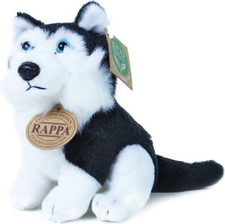 Dudlu PLYŠ Pes husky 16cm Eco-Friendly 2 barvy *PLYŠOVÉ HRAČKY* - obrázek 2