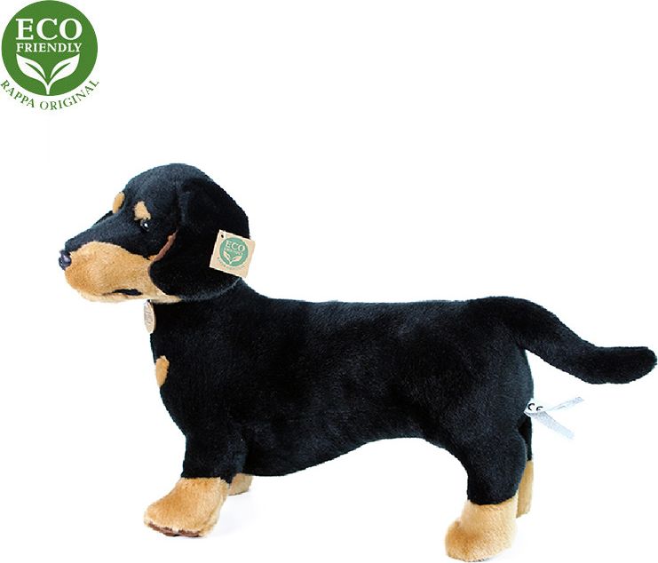 RAPPA Plyšový pes jezevčík 45 cm ECO-FRIENDLY - obrázek 1