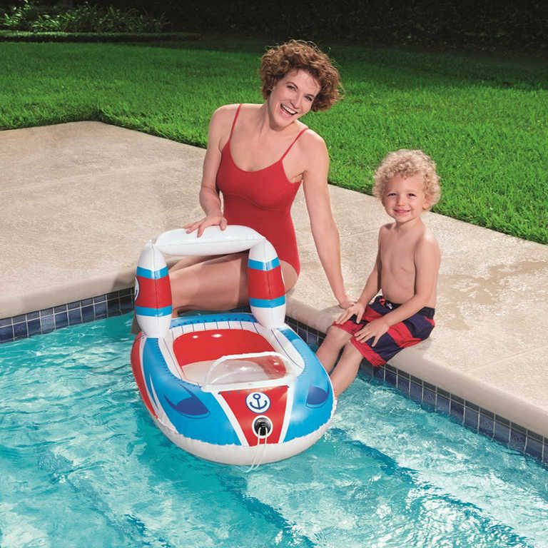 BESTWAY Člun nafukovací Cruisers 104x99cm plavidlo na vodu 2 druhy 34106 - obrázek 2